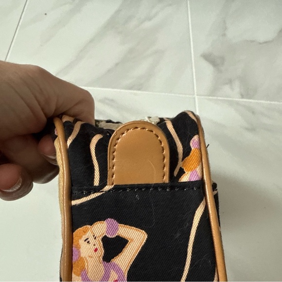 Tommy Bahama Waikiki Hawaiian Hula Mini Clutch Bamboo Zipper Toiletry Bag NEW - Picture 8 of 8